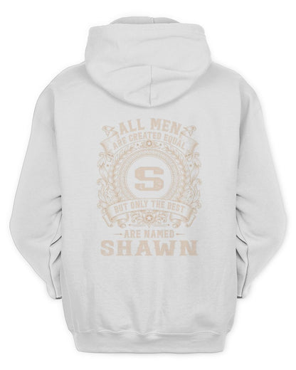 All Men Are Created Equal Cool Logo Shirt SHAWN M1-60 / Unisex Hoodie / white