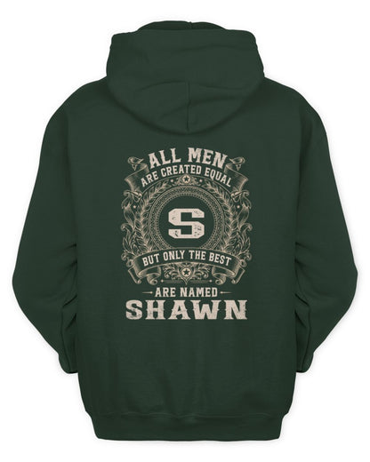 All Men Are Created Equal Cool Logo Shirt SHAWN M1-60 / Unisex Hoodie / forest green