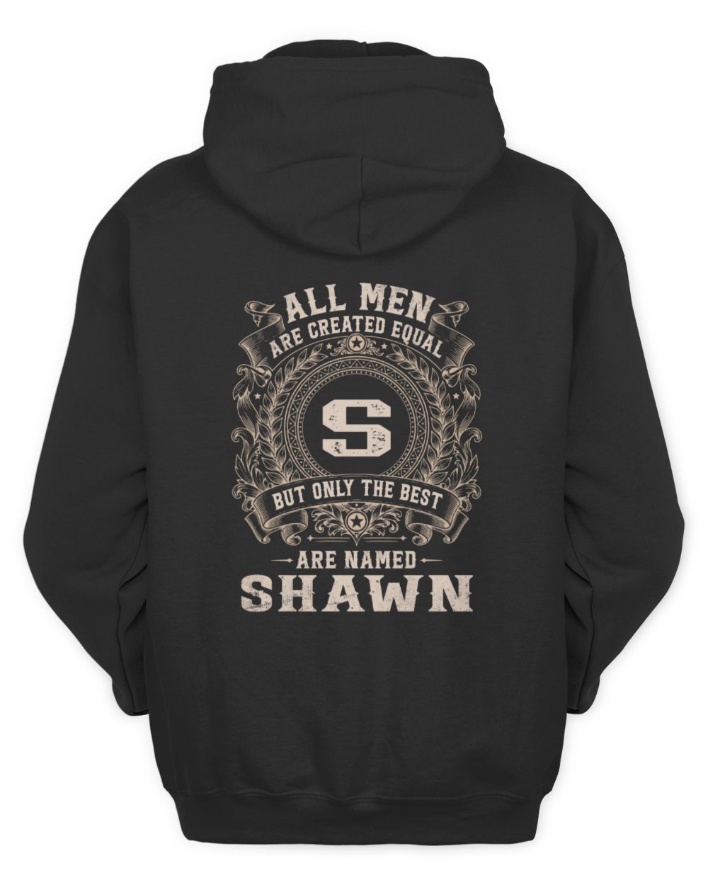 All Men Are Created Equal Cool Logo Shirt SHAWN M1-60 / Unisex Hoodie / black