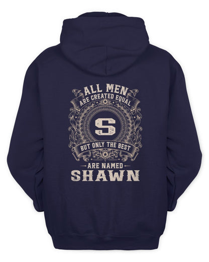All Men Are Created Equal Cool Logo Shirt SHAWN M1-60 / Unisex Hoodie / navy