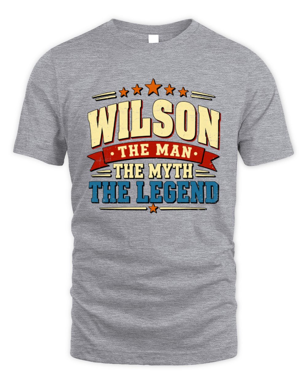 The Man The Myth The Legend Ribbon Vintage T-Shirt WILSON M1-56 / Unisex Standard T-Shirt / sport grey