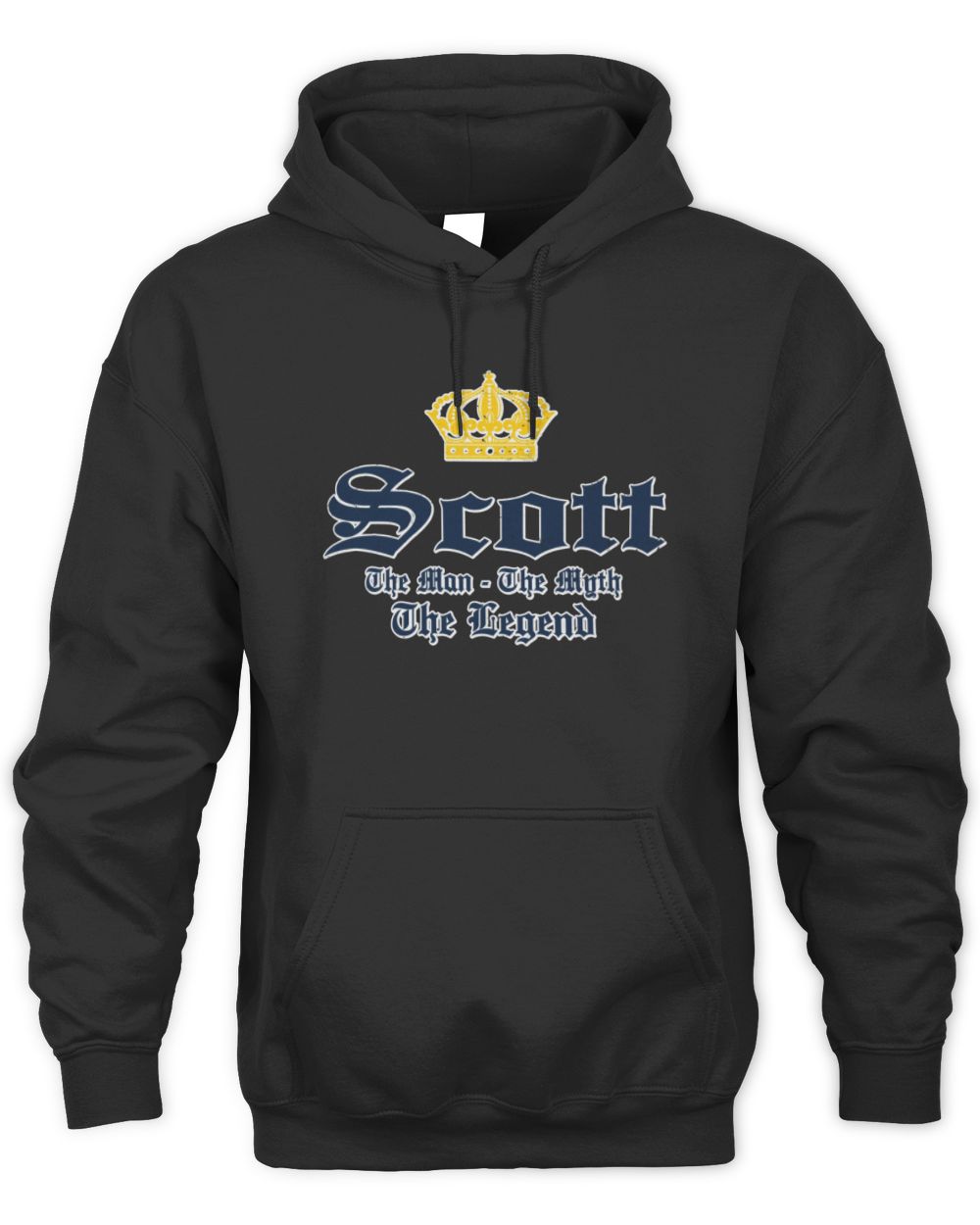The Man The Myth The Legend Corona Beer T-Shirt SCOTT M1-S83 / Unisex Hoodie / black