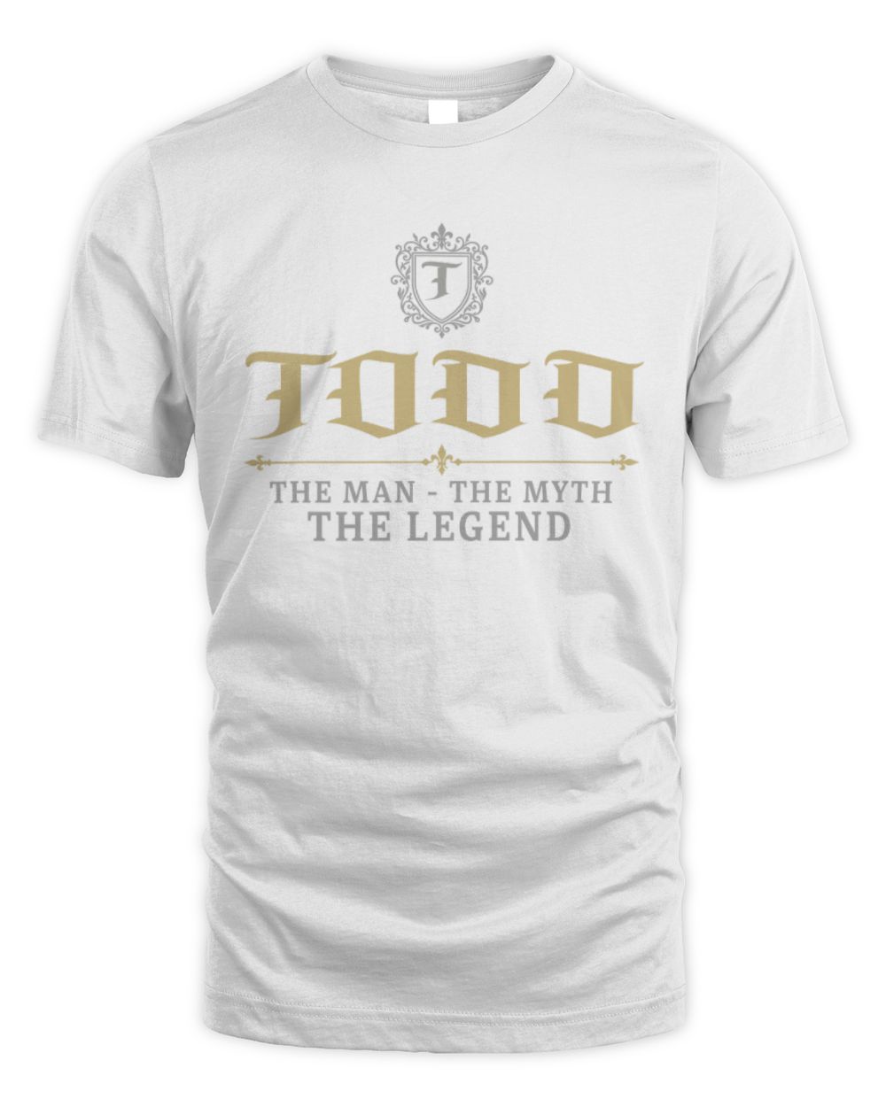 The Man The Myth The Legend Western Shirt TODD M1-78 / Unisex Standard T-Shirt / white