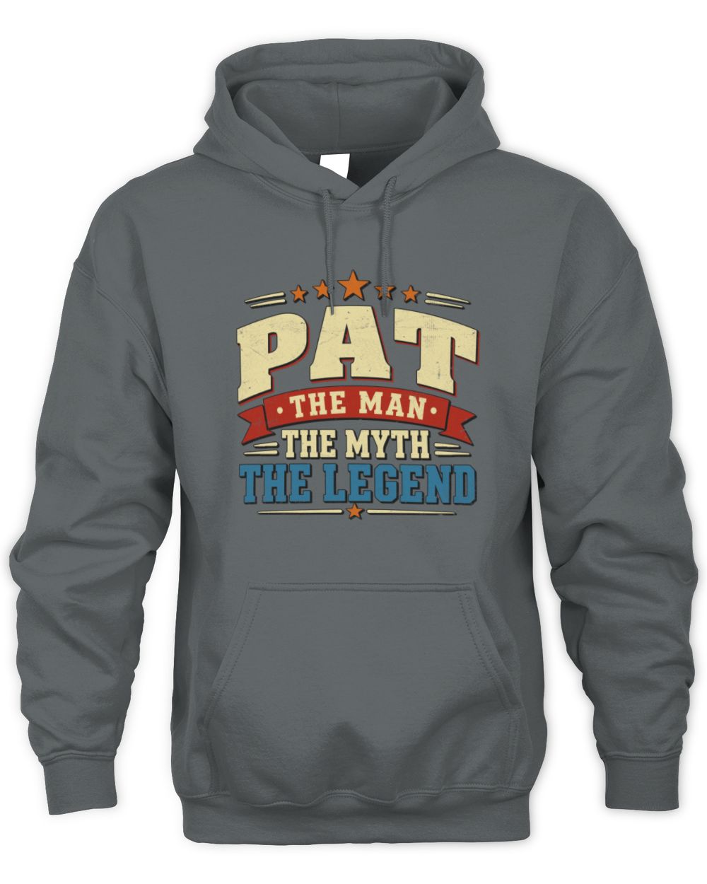 The Man The Myth The Legend Ribbon Vintage T-Shirt PAT M1-56 / Unisex Hoodie / charcoal