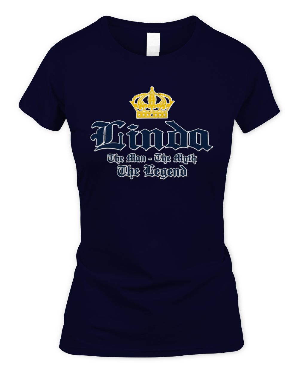 The Man The Myth The Legend Corona Beer T-Shirt LINDA M1-S83 / Women's Standard T-Shirt / navy