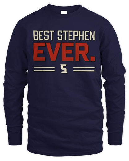 Best Your Name Ever Cool Shirt STEPHEN M1-58 / Men's Long Sleeved T-Shirt / navy