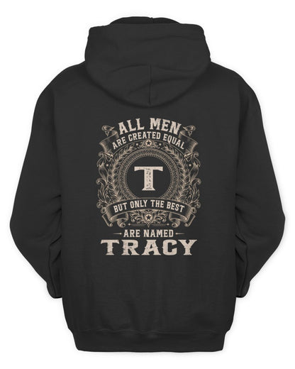 All Men Are Created Equal Cool Logo Shirt TRACY M1-60 / Unisex Hoodie / black
