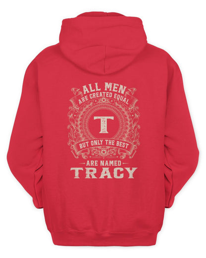 All Men Are Created Equal Cool Logo Shirt TRACY M1-60 / Unisex Hoodie / red