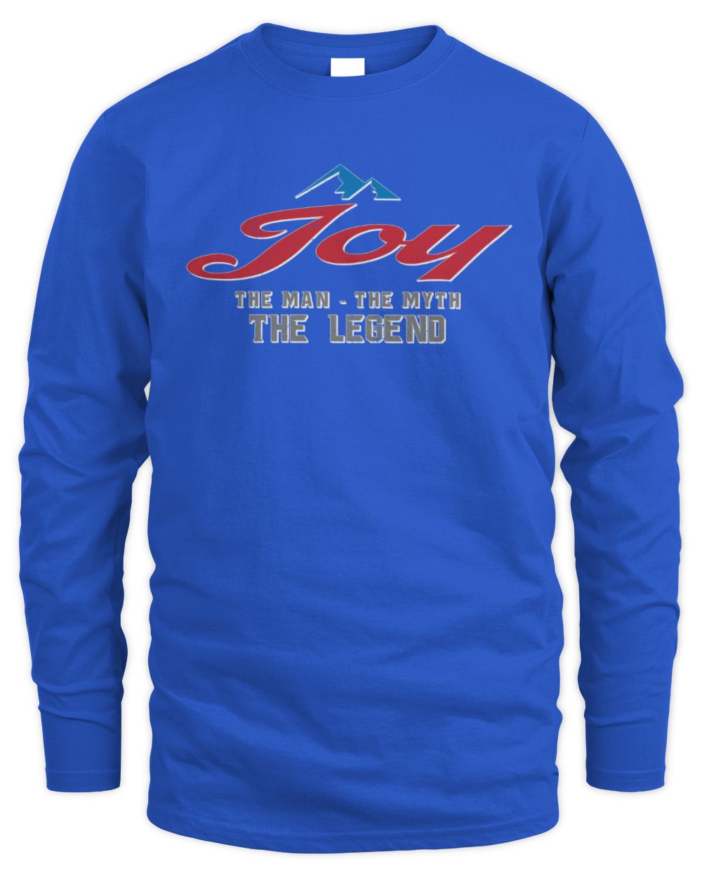 The Man The Myth The Legend Coors Light Beer T-Shirt JOY M1-S84 / Men's Long Sleeved T-Shirt / royal