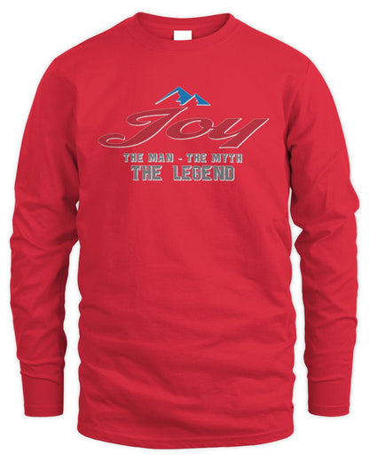 The Man The Myth The Legend Coors Light Beer T-Shirt JOY M1-S84 / Men's Long Sleeved T-Shirt / red