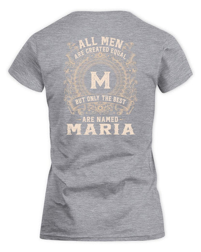 All Men Are Created Equal Cool Logo Shirt MARIA M1-60 / Women's Standard T-Shirt / sport grey