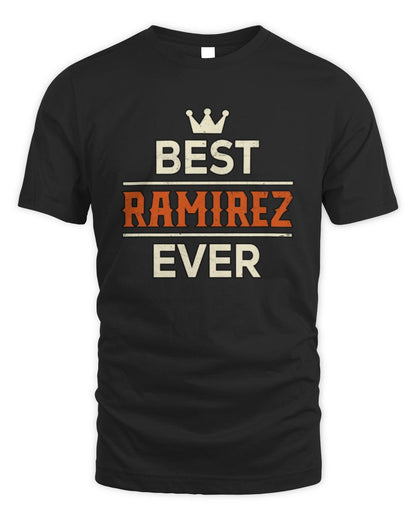 Best Your Name With Crown Shirt RAMIREZ M1-59 / Unisex Standard T-Shirt / black