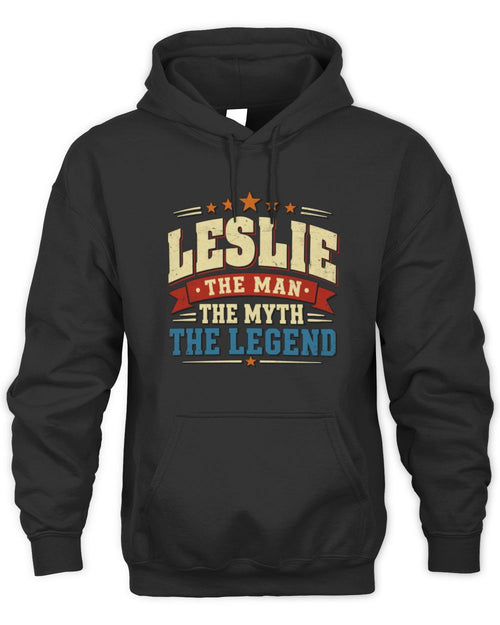 The Man The Myth The Legend Ribbon Vintage T-Shirt LESLIE M1-56 / Unisex Hoodie / black