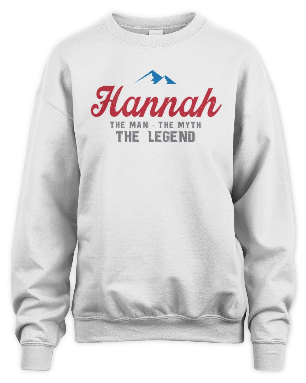 The Man The Myth The Legend Coors Light Beer T-Shirt HANNAH M1-S84 / Unisex Sweatshirt / white