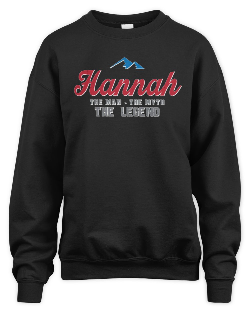 The Man The Myth The Legend Coors Light Beer T-Shirt HANNAH M1-S84 / Unisex Sweatshirt / black