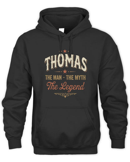 I'm Name I'm Not Rude I Just Have The Balls Funny T-Shirt THOMAS M1-77 / Unisex Hoodie / black