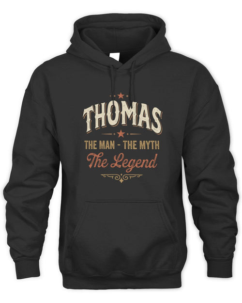 I'm Name I'm Not Rude I Just Have The Balls Funny T-Shirt THOMAS M1-77 / Unisex Hoodie / black