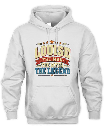 The Man The Myth The Legend Ribbon Vintage T-Shirt LOUISE M1-56 / Unisex Hoodie / white