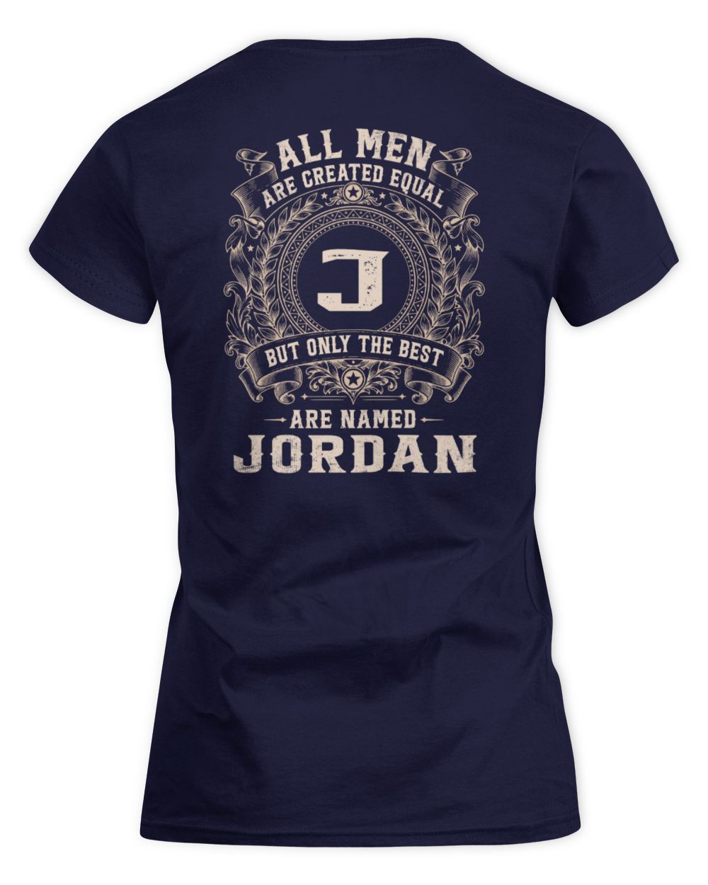 All Men Are Created Equal Cool Logo Shirt JORDAN M1-60 / Women's Standard T-Shirt / navy