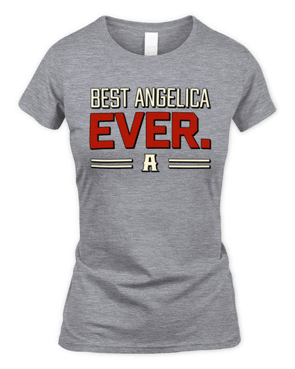 Best Your Name Ever Cool Shirt ANGELICA M1-58 / Women's Standard T-Shirt / sport grey