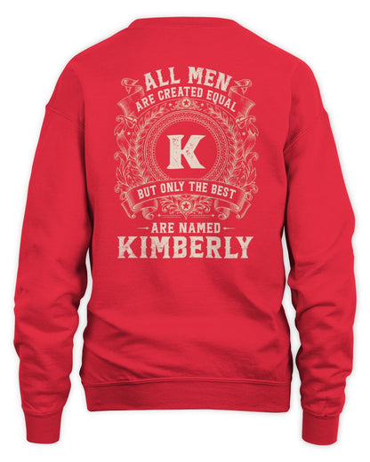 All Men Are Created Equal Cool Logo Shirt KIMBERLY M1-60 / Unisex Sweatshirt / red