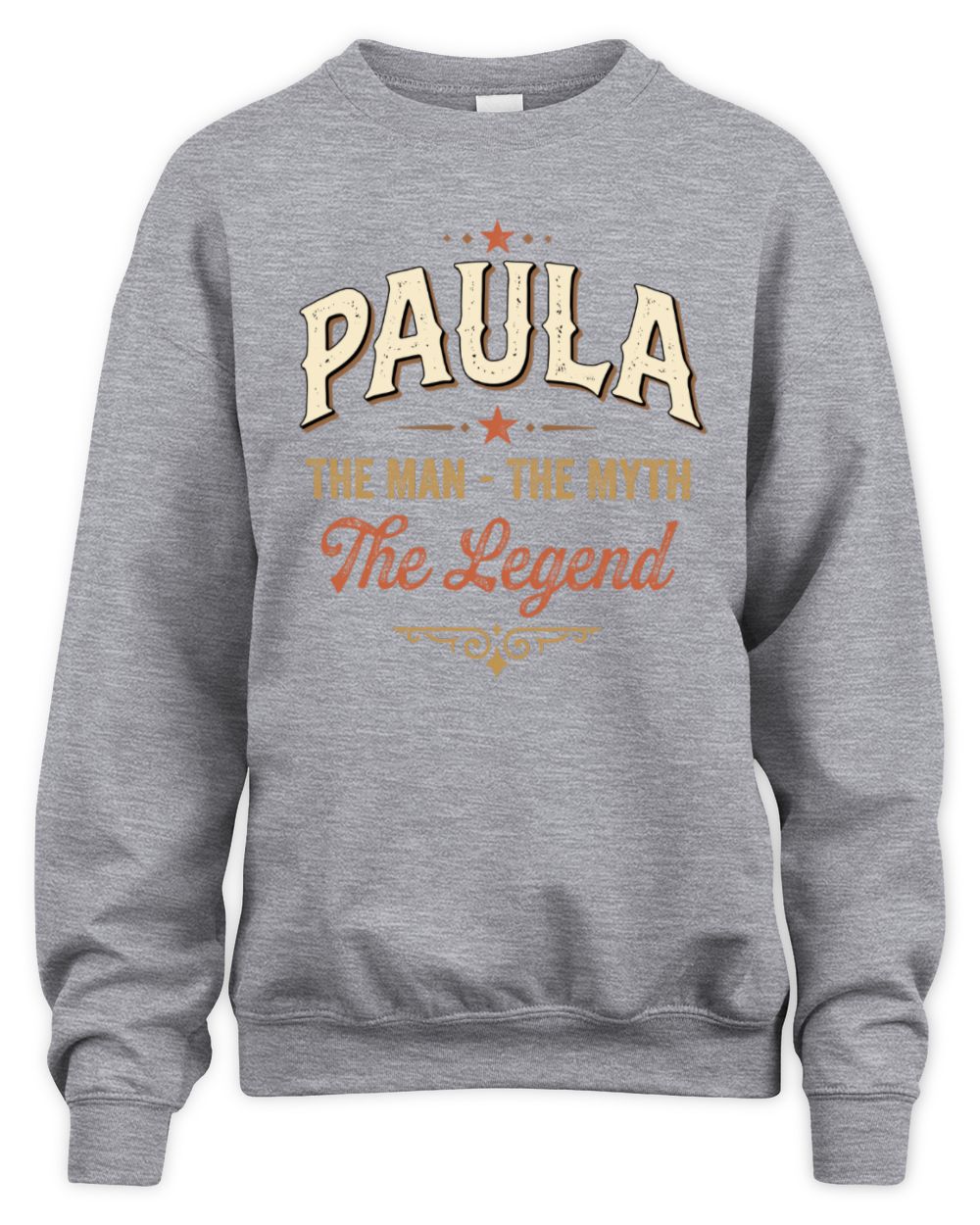 I'm Name I'm Not Rude I Just Have The Balls Funny T-Shirt PAULA M1-77 / Unisex Sweatshirt / sport grey
