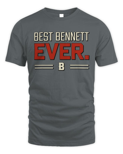 Best Your Name Ever Cool Shirt BENNETT M1-58 / Unisex Standard T-Shirt / charcoal