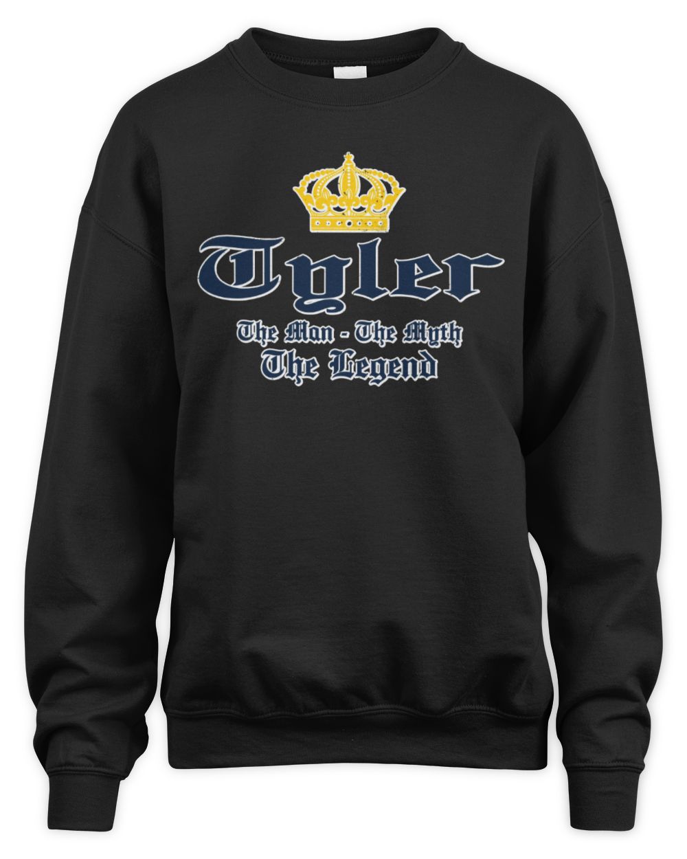 The Man The Myth The Legend Corona Beer T-Shirt TYLER M1-S83 / Unisex Sweatshirt / black