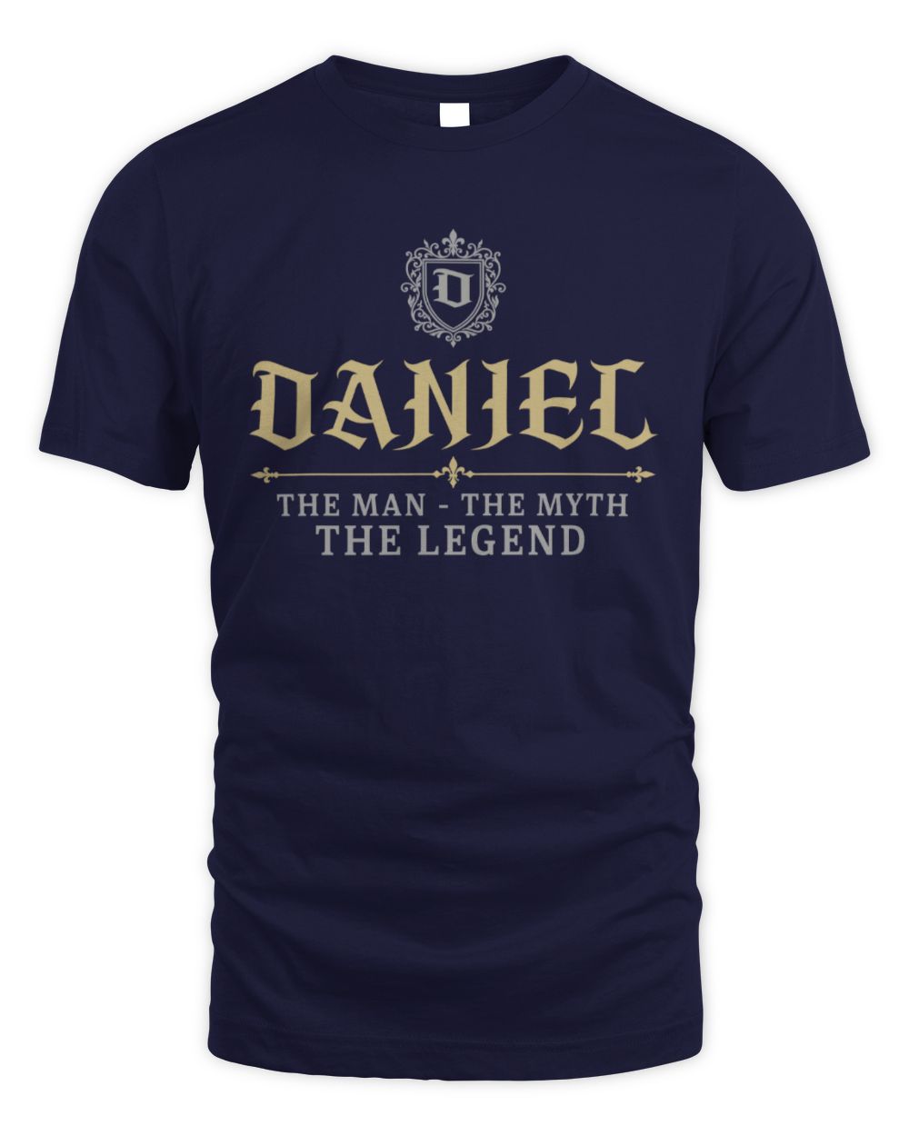 The Man The Myth The Legend Western Shirt DANIEL M1-78 / Unisex Standard T-Shirt / navy