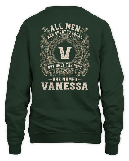 All Men Are Created Equal Cool Logo Shirt VANESSA M1-60 / Unisex Sweatshirt / forest green