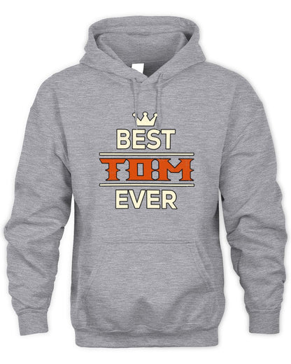 Best Your Name With Crown Shirt TOM M1-59 / Unisex Hoodie / sport grey