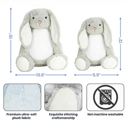 New Baby Baby Shower Gift - Personalized Bunny Plush