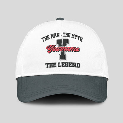 The man - The myth - The legend Classic Cap C38PF - Personalized Name Cap