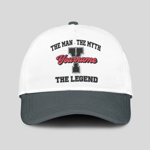 The man - The myth - The legend Classic Cap C38PF - Personalized Name Cap