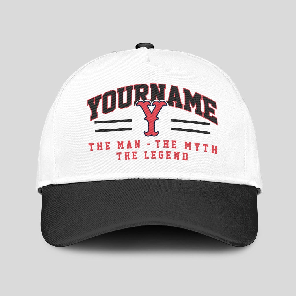 The man - The myth - The legend Classic Cap C20PF - Personalized Name Cap