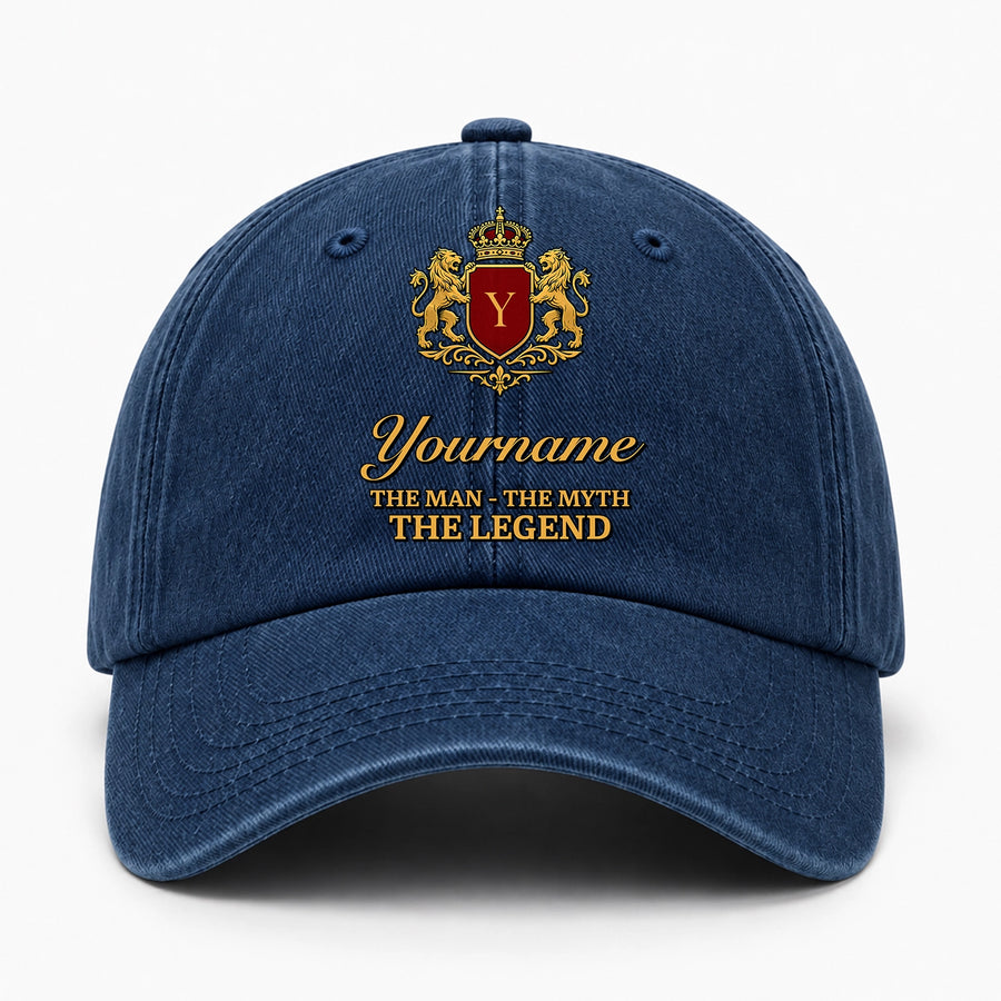 The man - The myth - The legend C49PF - Personalized Name Hat