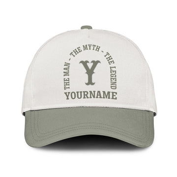 The man - The myth - The legend Classic Cap C23PF - Personalized Name Cap
