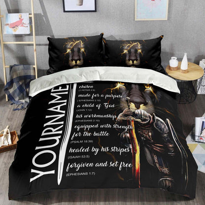 BS1 Bedding Set Personalized Name