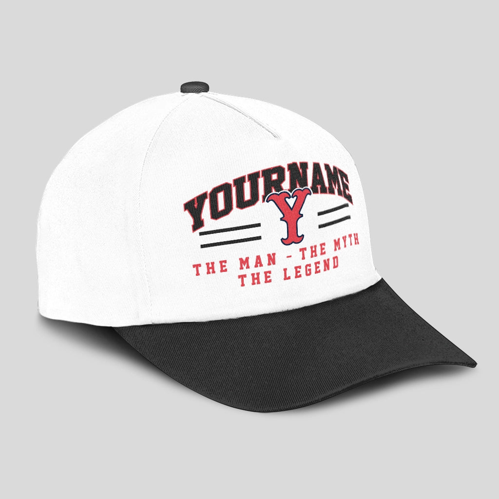 The man - The myth - The legend Classic Cap C20PF - Personalized Name Cap