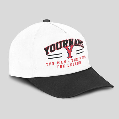 The man - The myth - The legend Classic Cap C20PF - Personalized Name Cap