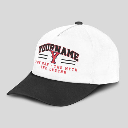 The man - The myth - The legend Classic Cap C20PF - Personalized Name Cap
