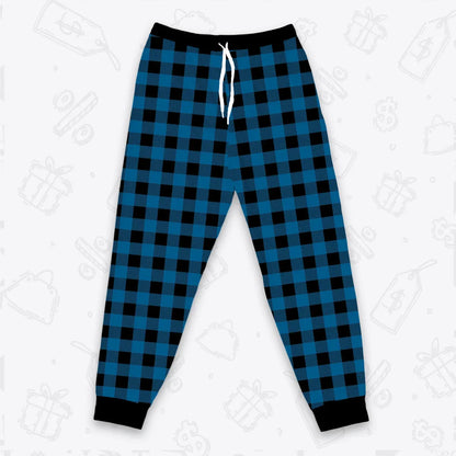 Custom Buffalo Plaid Pajamas Set Tshirt & Pants EV1