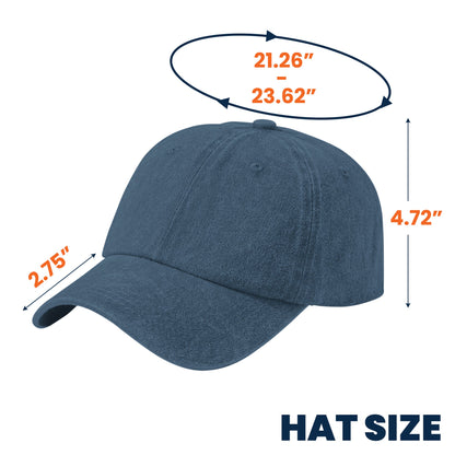 Rejecting Kings Since 1776 - Personalized Distressed Denim Cap