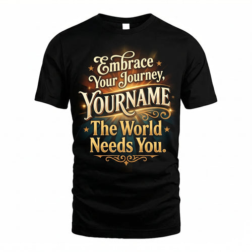 Embrace Your Journey - Personalized Name T-Shirt