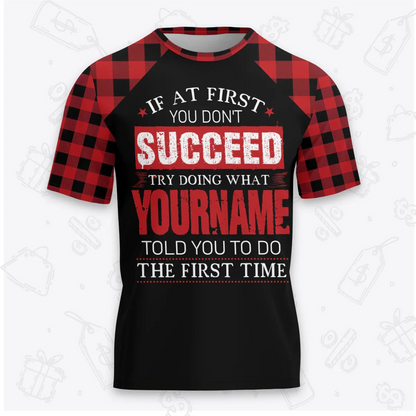 Custom Buffalo Plaid Pajamas Set Tshirt & Pants EV2