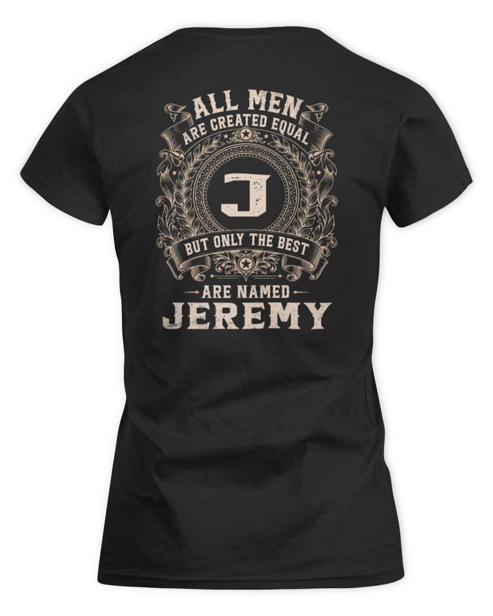 All Men Are Created Equal Cool Logo Shirt JEREMY M1-60 / Women's Standard T-Shirt / black