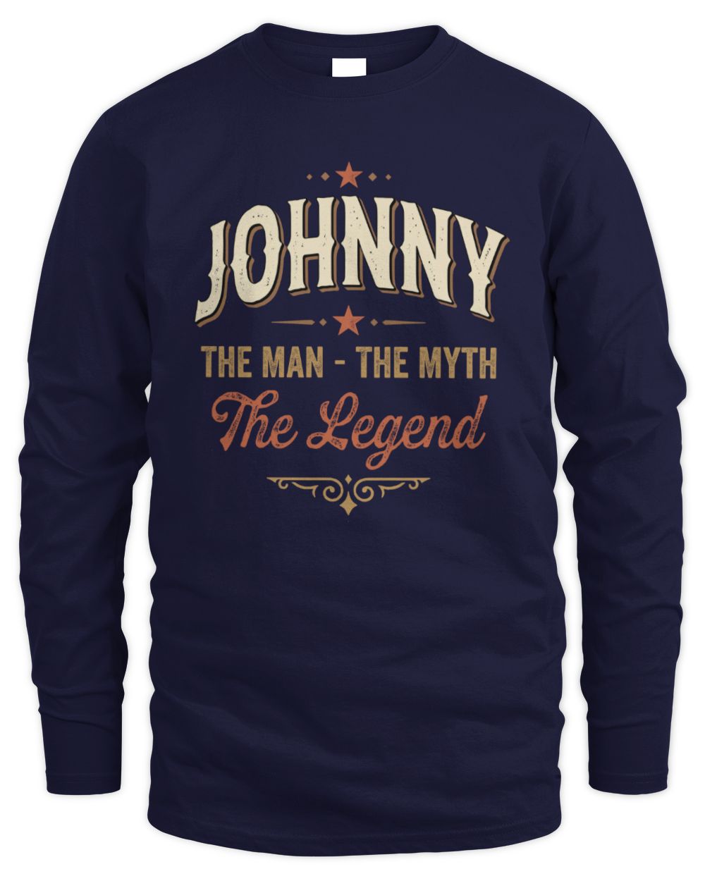 I'm Name I'm Not Rude I Just Have The Balls Funny T-Shirt JOHNNY M1-77 / Men's Long Sleeved T-Shirt / navy