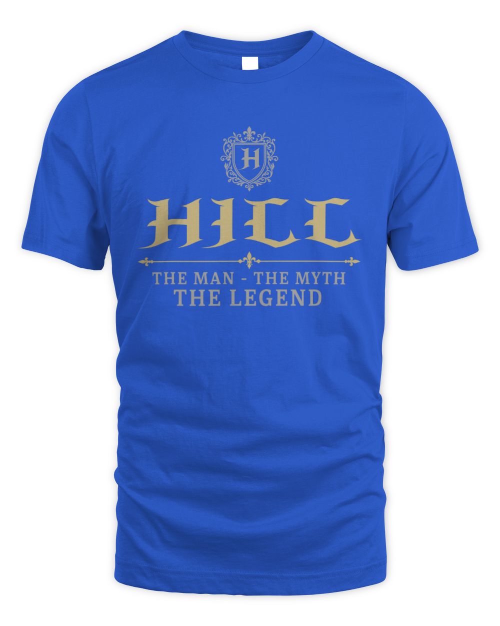 The Man The Myth The Legend Western Shirt HILL M1-78 / Unisex Standard T-Shirt / royal