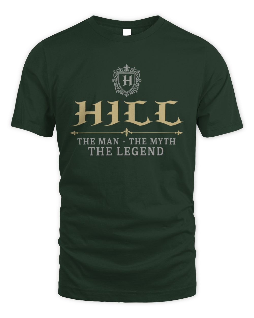 The Man The Myth The Legend Western Shirt HILL M1-78 / Unisex Standard T-Shirt / forest green