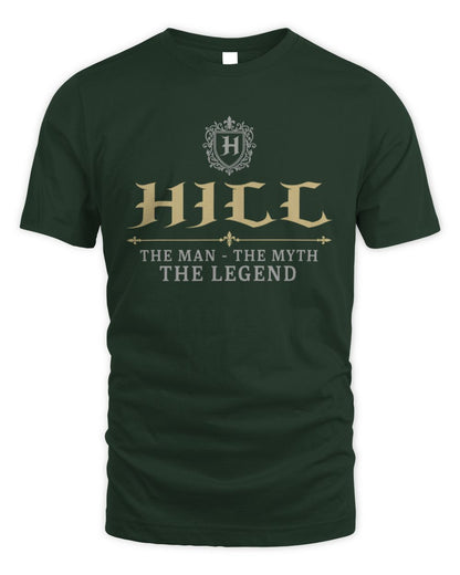 The Man The Myth The Legend Western Shirt HILL M1-78 / Unisex Standard T-Shirt / forest green